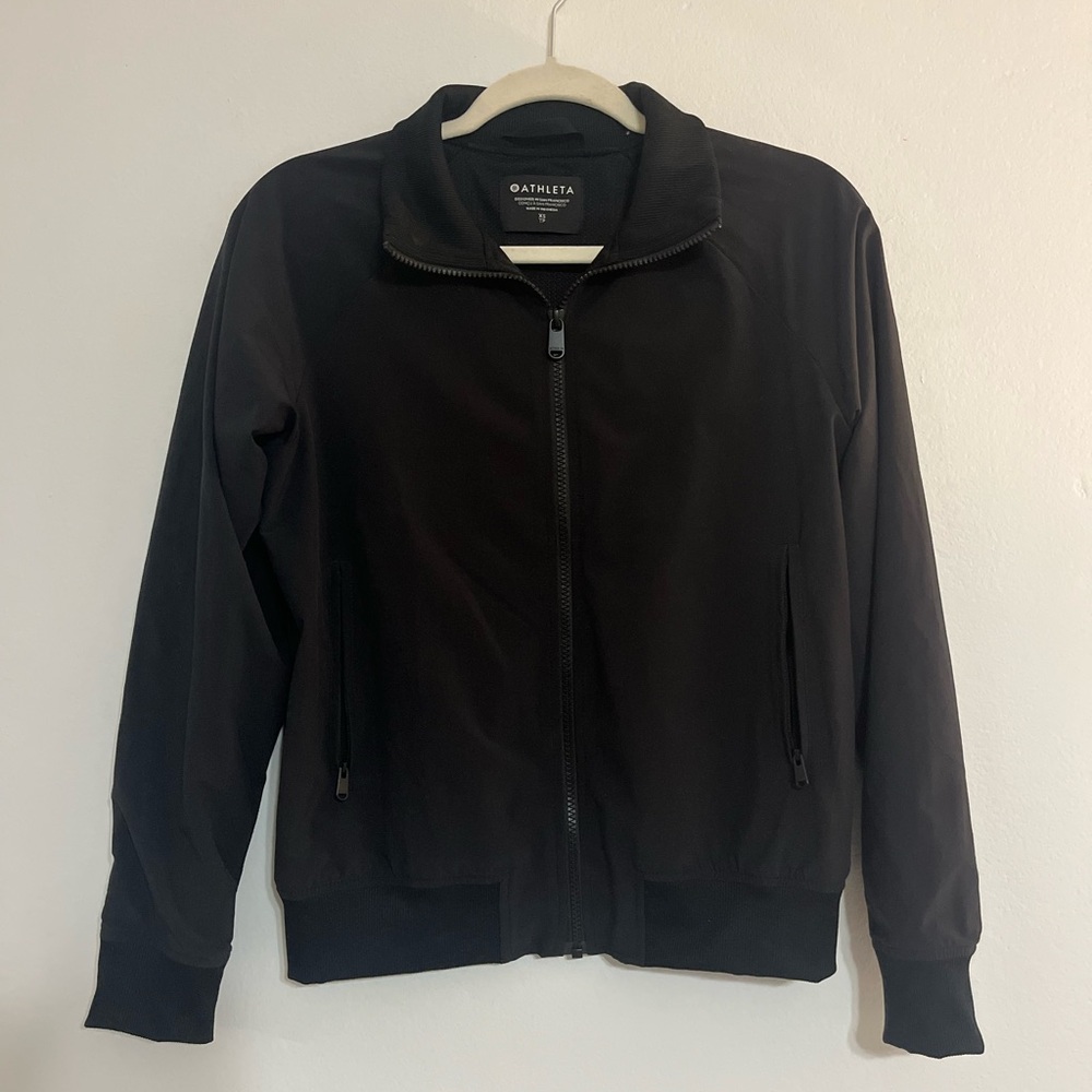 Athleta Black Mesh Jacket